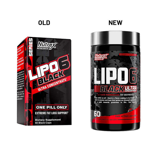 Nutrex Lipo 6 Black Ultra Concentrate Fat Loss Support 60 Capsules