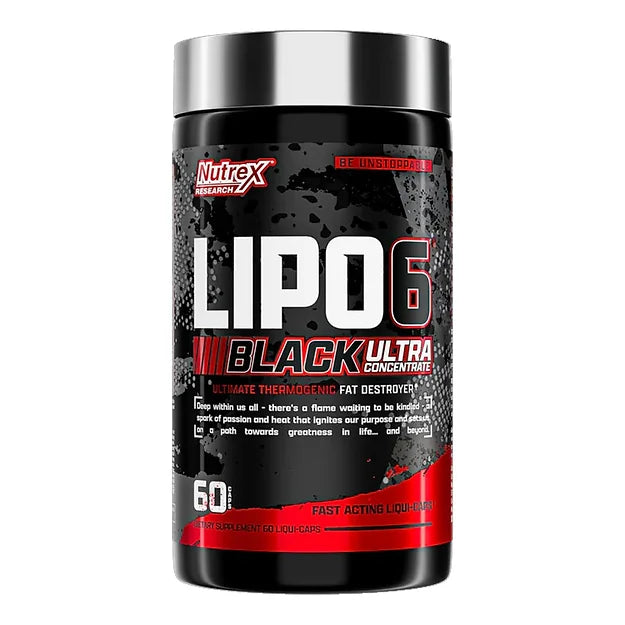 Nutrex Lipo 6 Black Ultra Concentrate Fat Loss Support 60 Capsules